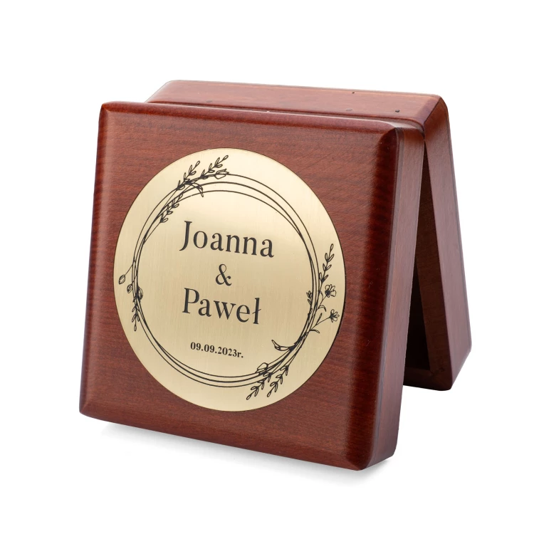 Golden Medals for 30th Pearl Wedding Anniversary - Set in Wooden Case - MGR107